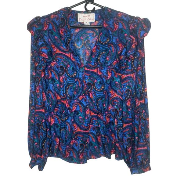 OSCAR DE LA RENTA  MISS O VINTAGE SILK DRESS WOMEN’S SIZE 4 read description - Picture 1 of 13